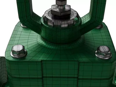 Control valve 3D model purchase