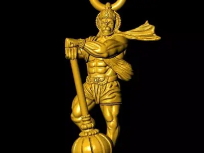 Hanumanji 3D Model 3D print model