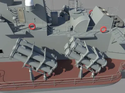 Molniya Battleship 3D model