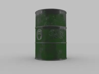 Barrel 3D model buy