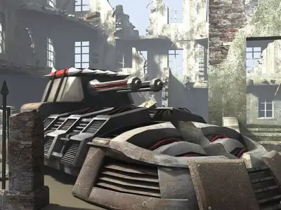 SCI-FI Hovers  Low-poly 3D model