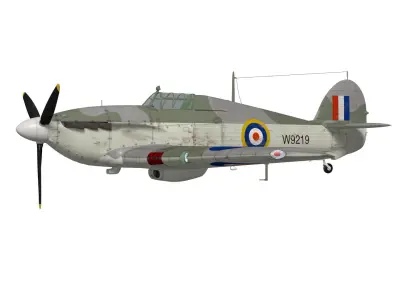 Hawker SeaHurricane MK1 3D model