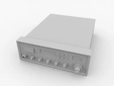 CB Radio 3D model
