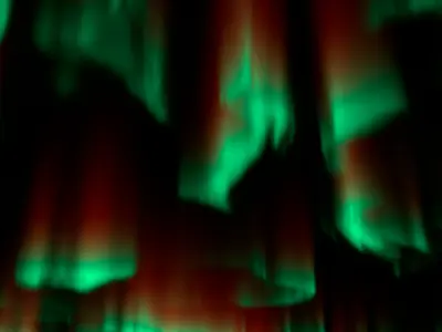 Volumetric Northern Lights For Blender 3D model