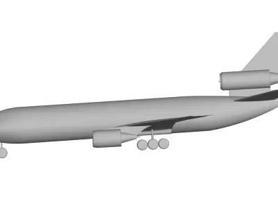 McDonnell Douglas DC-10 3D model buy
