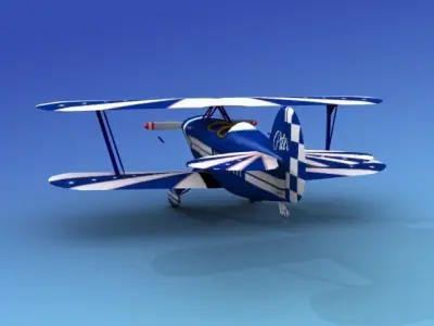 Pitts Special 3D model 5