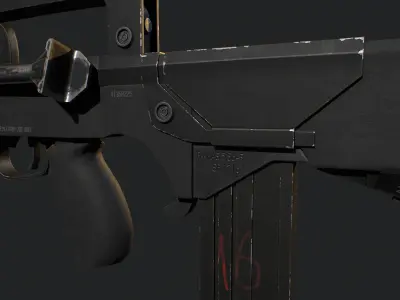 Famas F1 Free low-poly 3D model
