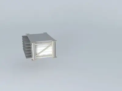 Hall A SBS HCAL Frame Free 3D model