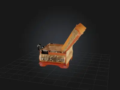 Music Box Low-poly 3D model