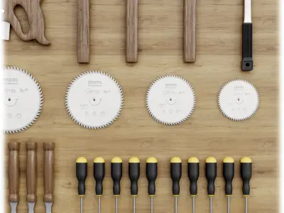 Carpentry Tools 3D model