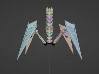 Spider Bot-Rigged 3D model 3D model