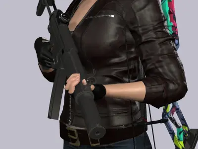 Survivor girl  3D model