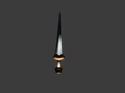 Exotic Daggers Set Low-poly 3D model