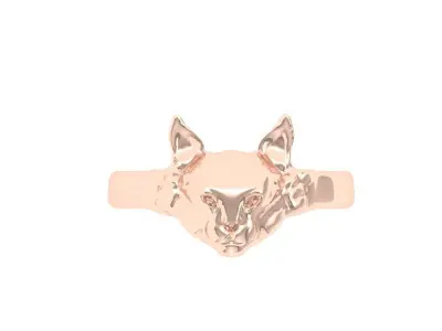 Fox ring 3D print model