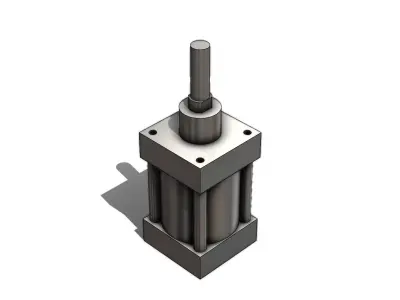 Cilindro Pneumatico Airtec SE80A255NFBNPT Pneumatic Cylinder 3D model