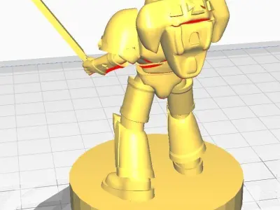 Galactic Crusader Paladin 3D Print 3D print model