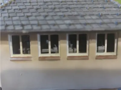 Austrian Signal Box Loeben Hbf 1-160 resin 3D print model