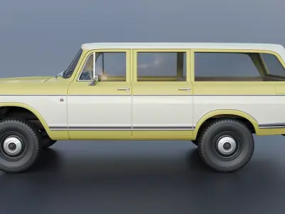 International Travelall 1974 3D print model