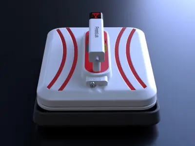 Freesub Easy Press Heat press Low-poly 3D model