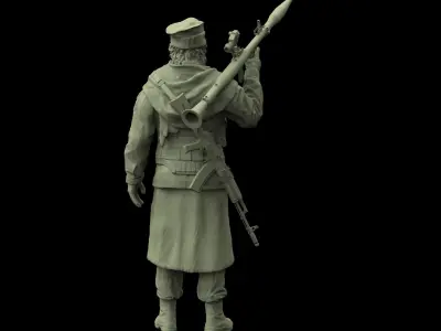 Taliban Soldier 02 3D print model