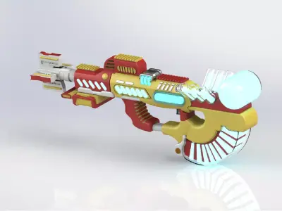 toy gun Low-poly 3D model buy