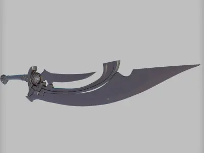 Sci-fi Sword 3D model 3D model purchase