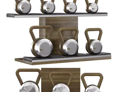 LOVA Kettlebells 3D model