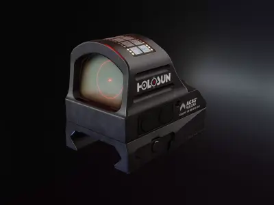 Holosun HS507C RedDot Low-poly 3D model