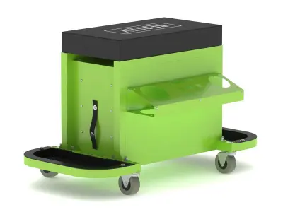 Garage Mechanics Utility Seat 3D model