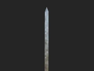 Free Low-Poly Rapier Free low-poly 3D model
