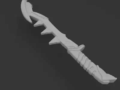 3D Sword model Low-poly 3D model