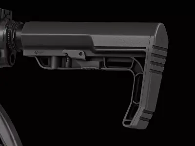 MFT Battlelink Minimalist Stock Low-poly 3D model