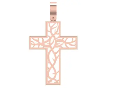 CROSS PENDANT CR18 3D print model