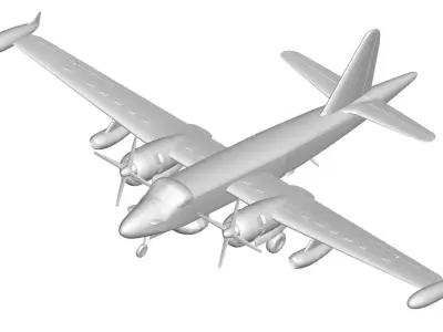 Lockheed P-2 Neptune 3D model purchase