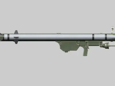 Missile Launcher Low-poly 3D model get