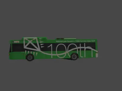 4 bus model 3D model