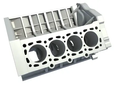 Engine Block 3D model