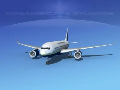 Airbus A350-800 Air Charter Intl 3D model