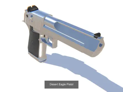 Handgun Pistols Bundle 3D Model Pack