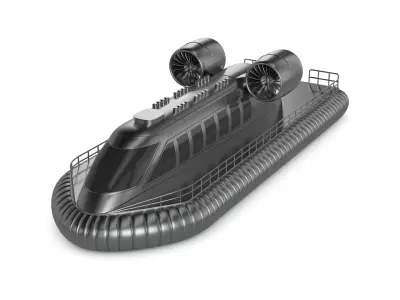 Hovercraft 3D model from CGTrader - PBR