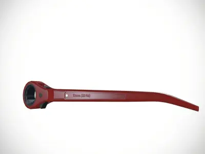 Slogging Spanner Low-poly 3D model