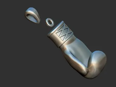 Boxing Glove pendant 3D print model purchase