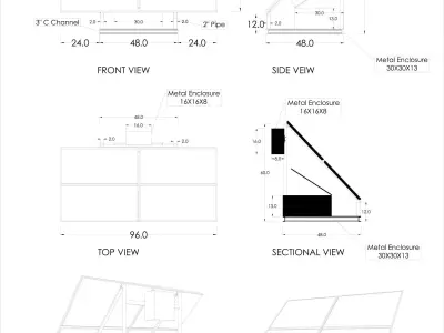 Solar Panel Free 3D model buy