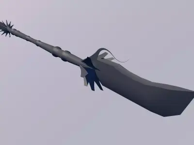 Double bladed  Free low-poly 3D model
