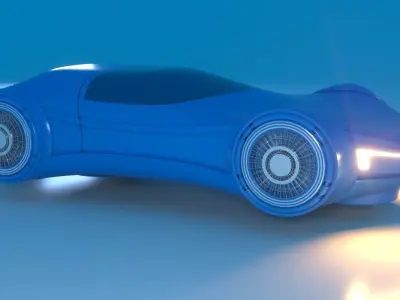 Future Car 32 3D model