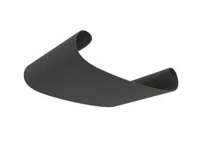 Scroll Paper v1 007 Low-poly 3D model