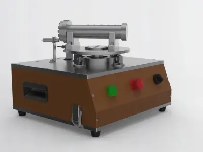 The rotating work platform 3D model
