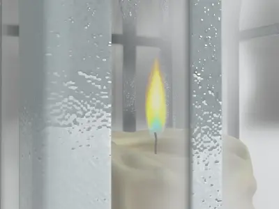 Candle Lamp 3D model