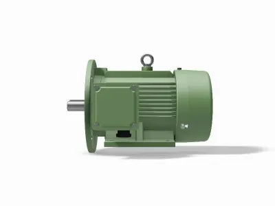100L B35 Right IEC electric motor - 3D CAD model 3D model