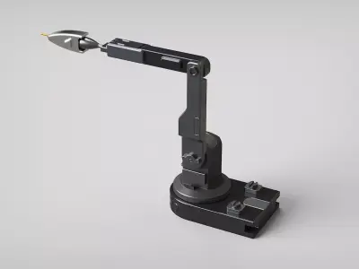 Robotic arm Mechanical  industrial bionic  3D model